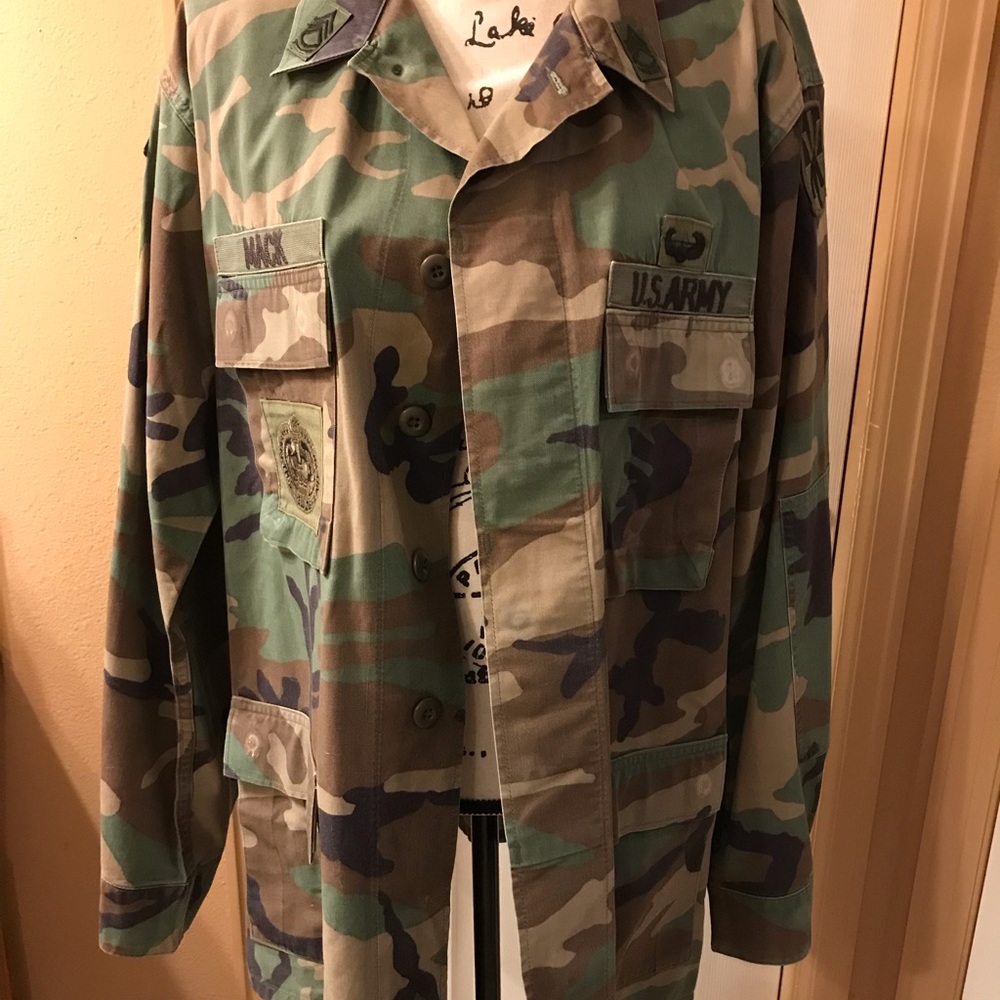 Designer camo jacket